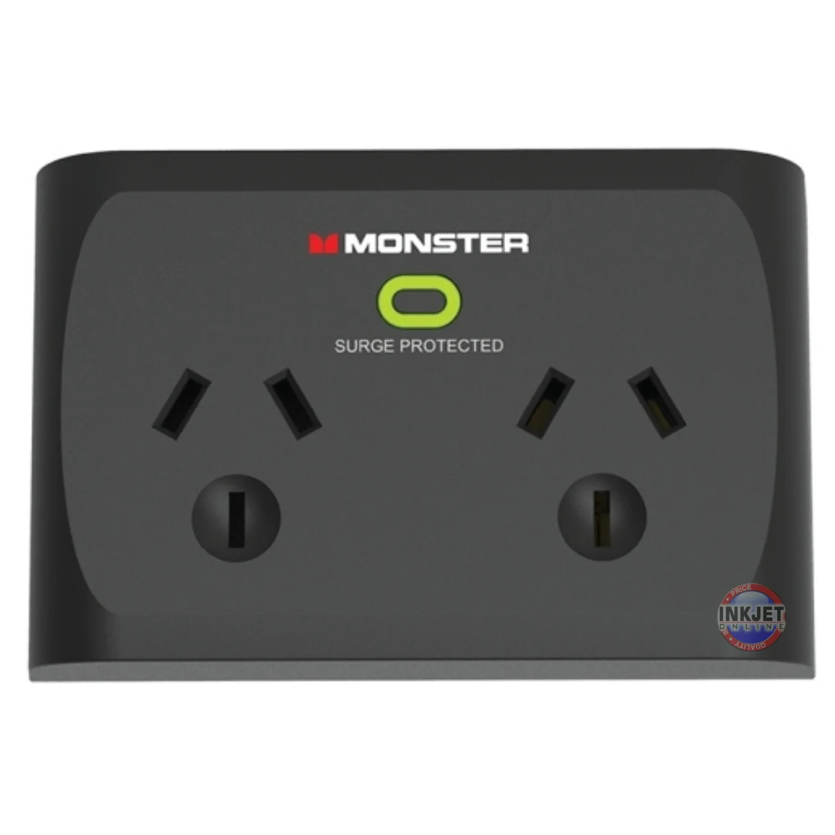 Monster Dual Socket Surge Protector Black MT-FPSP2700B