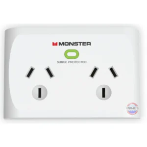 Monster Dual Socket Surge Protector White MT-FPSP2700W