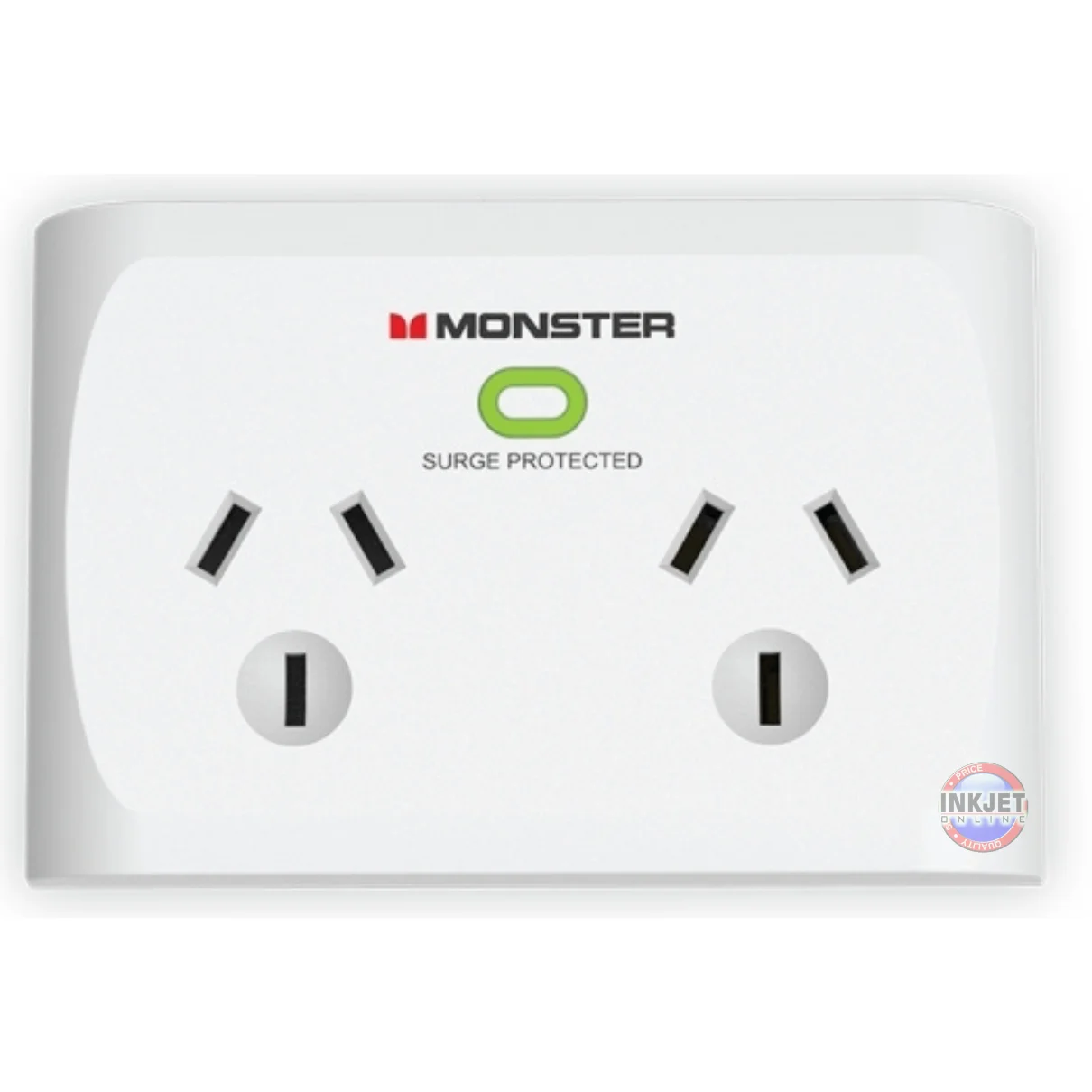 Monster Dual Socket Surge Protector White MT-FPSP2700W