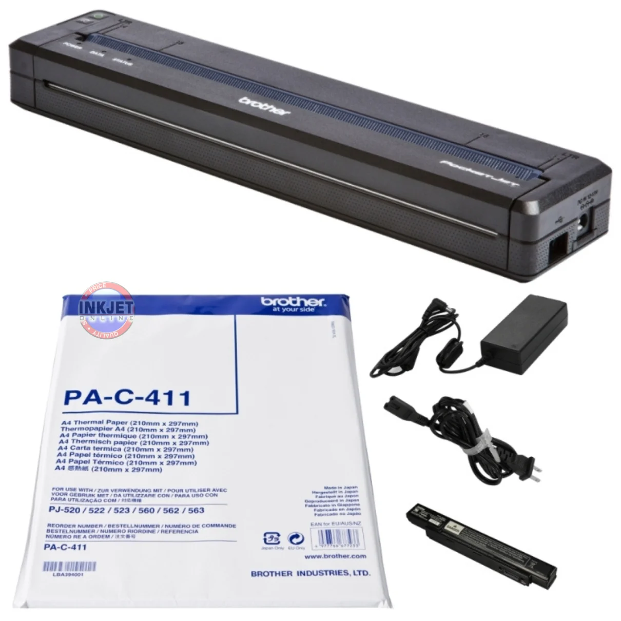 Brother PJ-722 Printer Bundle Pack