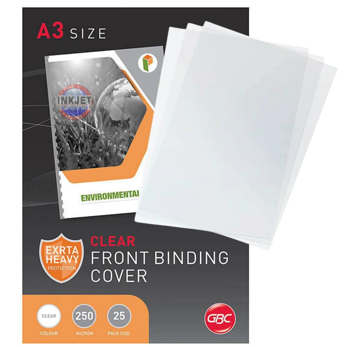 GBC Binding Covers A3 250 micron BCP25CLRA325
