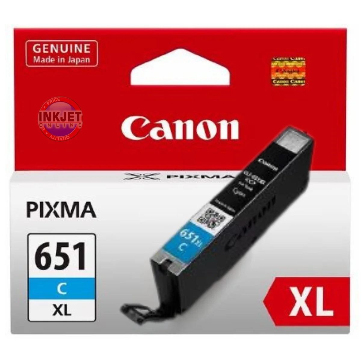 Canon CLI-651xl Cyan Ink Cartridge for higher volume cyan printing