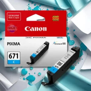 Canon CLI671 Cyan Ink Cartridge for standard volume cyan printing