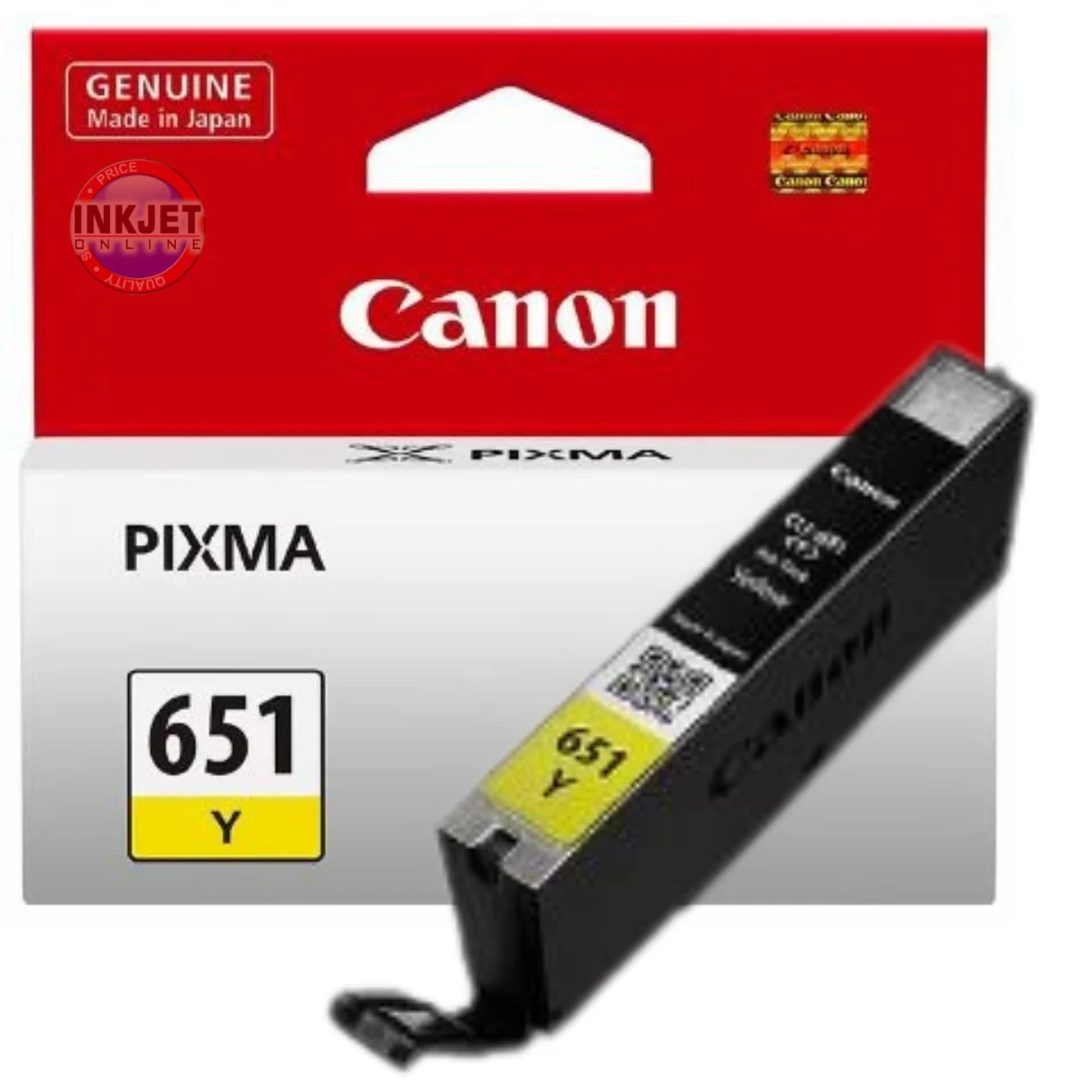 Canon CLI651 Yellow Ink Cartridge for home and office printing