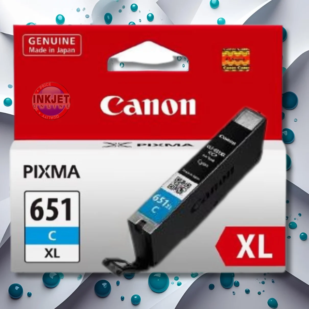 Canon CLI651xl High Yield Cyan Ink Cartridge for pixma printers