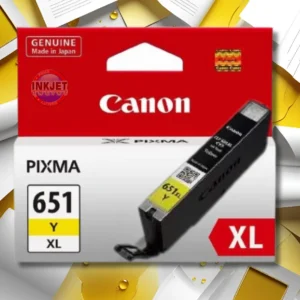 Canon CLI-651xl Yellow Ink Cartridge for higher volume yellow printing