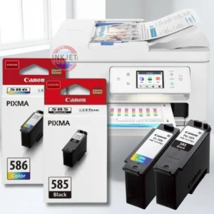Canon PG585 and CL586 Ink Cartridge Pack for Pixma TR7860 and TS7760 printers
