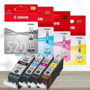 Canon PGI-520 CLI-521 Cyan, Magenta and Yellow Cartridge Pack