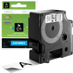 Dymo D1 Tape 24mm Black on White S0720930 / 53713