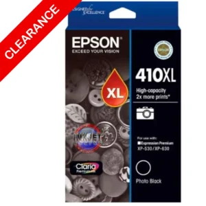 Epson 410xl photo black cartridge, clearance