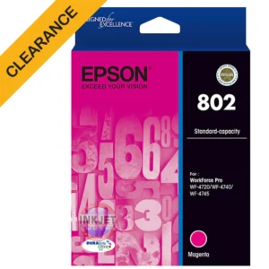 Epson 802 magenta cartridge clearance