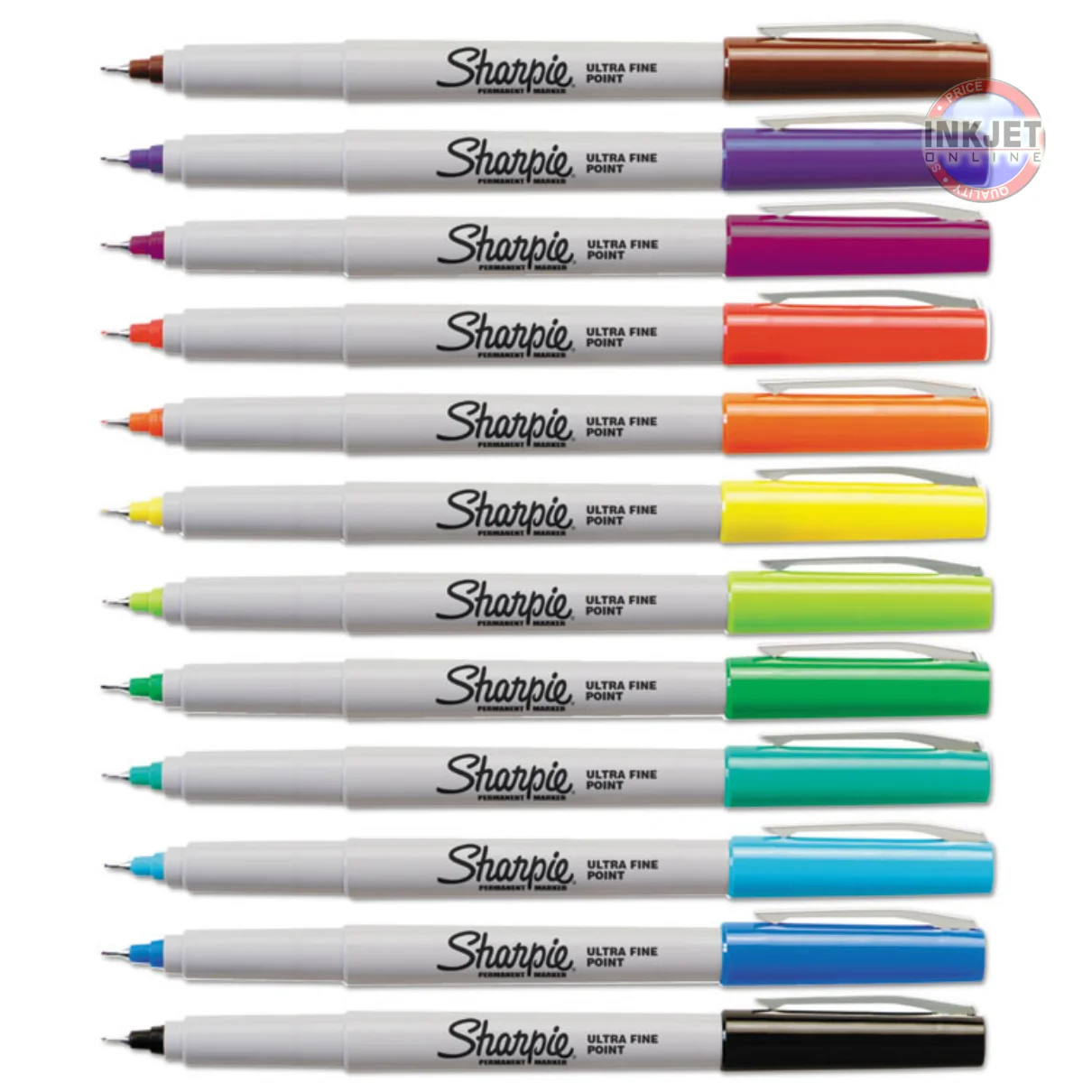 Sharpie Assorted Colour, 12 Pack, Ultra Fine Markers 37175PP