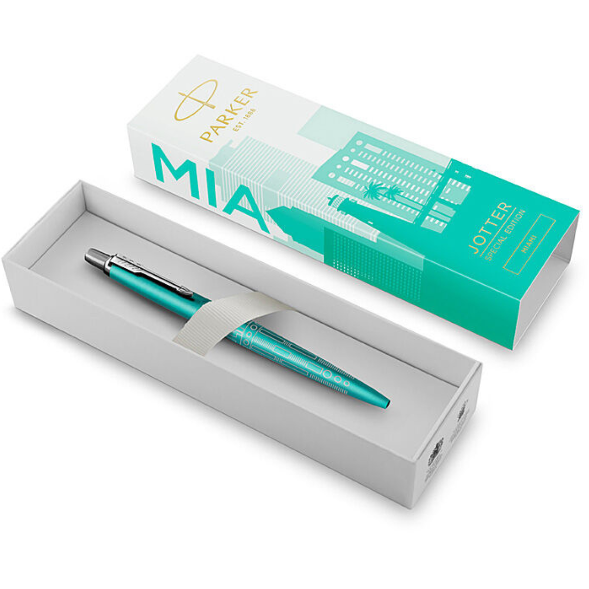 Parker Jotter Miami Turquoise Ballpoint Pen 2221602