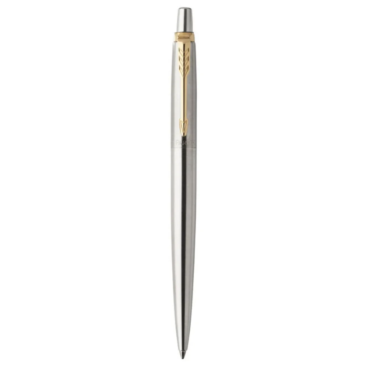 Parker Jotter Stainless Steel Gold Trim Ballpoint Pen (1953182 ...