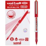 Uni-Ball Eye Ultra Micro Rollerball Pen 0.38 Red Box 12 UB150-038R