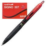 Uni-Ball Signo 307 0.7mm Retractable Pen Red Box 12 UMN307MR