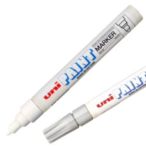Uni PX-20 Paint Marker Bullet Tip White Box of 12