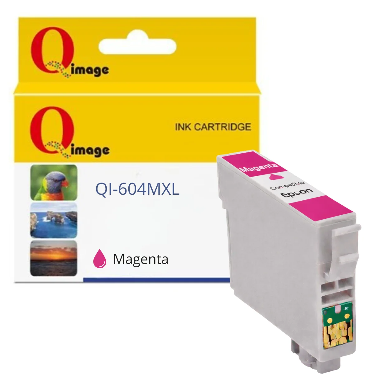 Compatible Epson 604XL Magenta Ink Cartridge