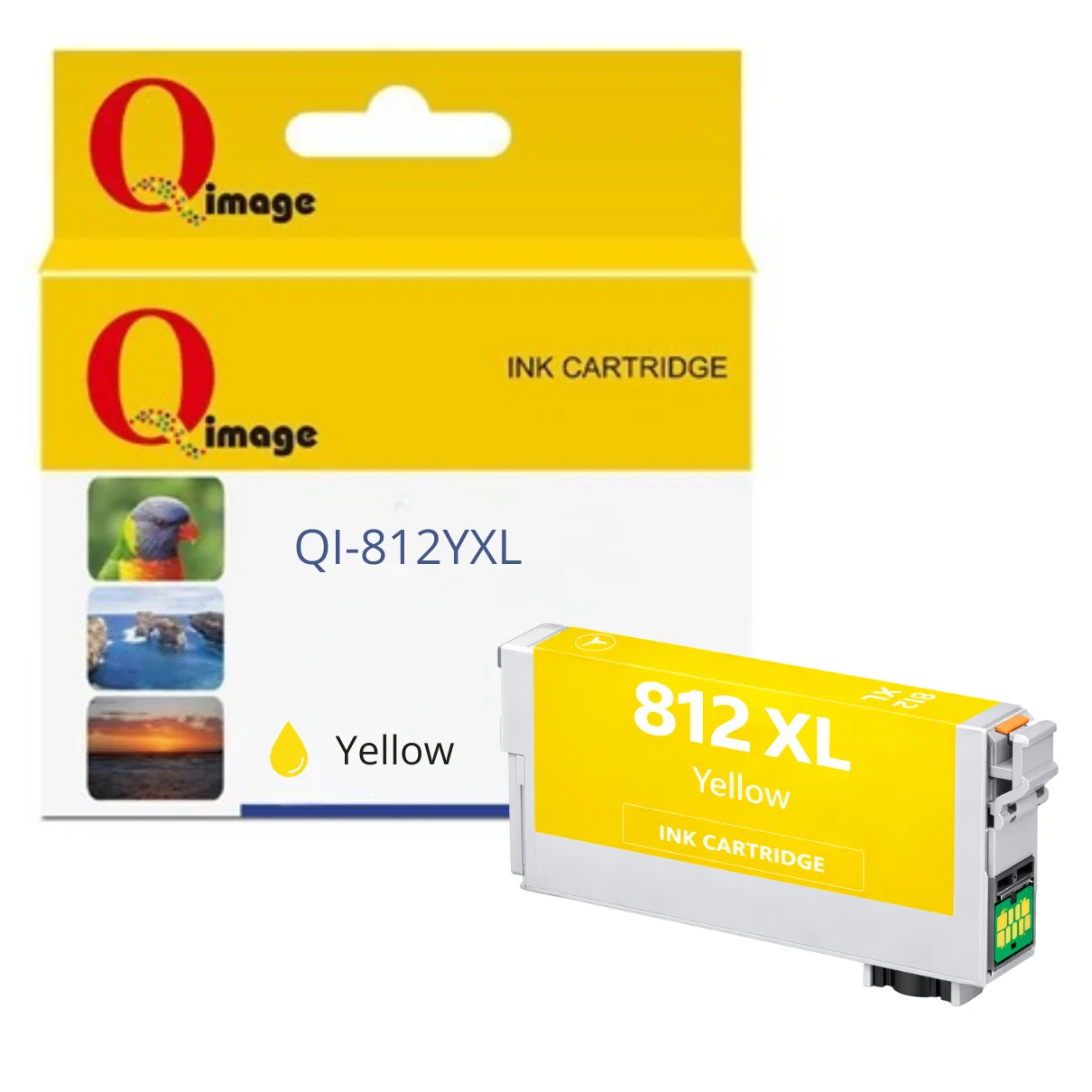 Compatible Epson 812XL Yellow Ink Cartridge