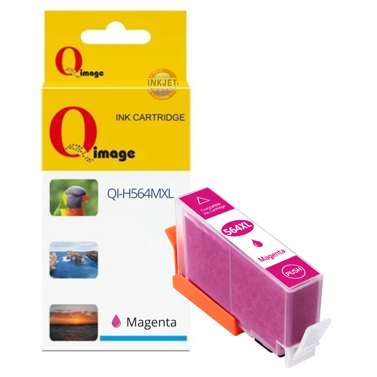 Compatible HP 564XL Magenta Ink Cartridge