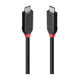 Lindy USB4 Type C to Type C cable 2m 240W black line 40Gbps