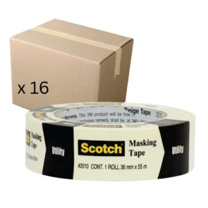 Scotch Masking Tape 2010, 36mm x 55m Box 16