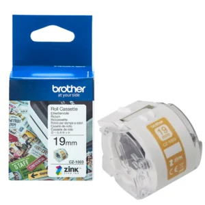 Brother CZ1003 19mm Colour Label Roll Cassette for VC-500W Label Printer