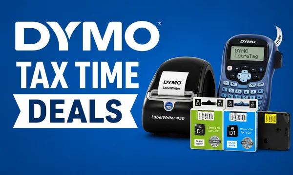 Dymo D1 tapes and LabelWriter labels Tax Time Deals at Inkjet Online