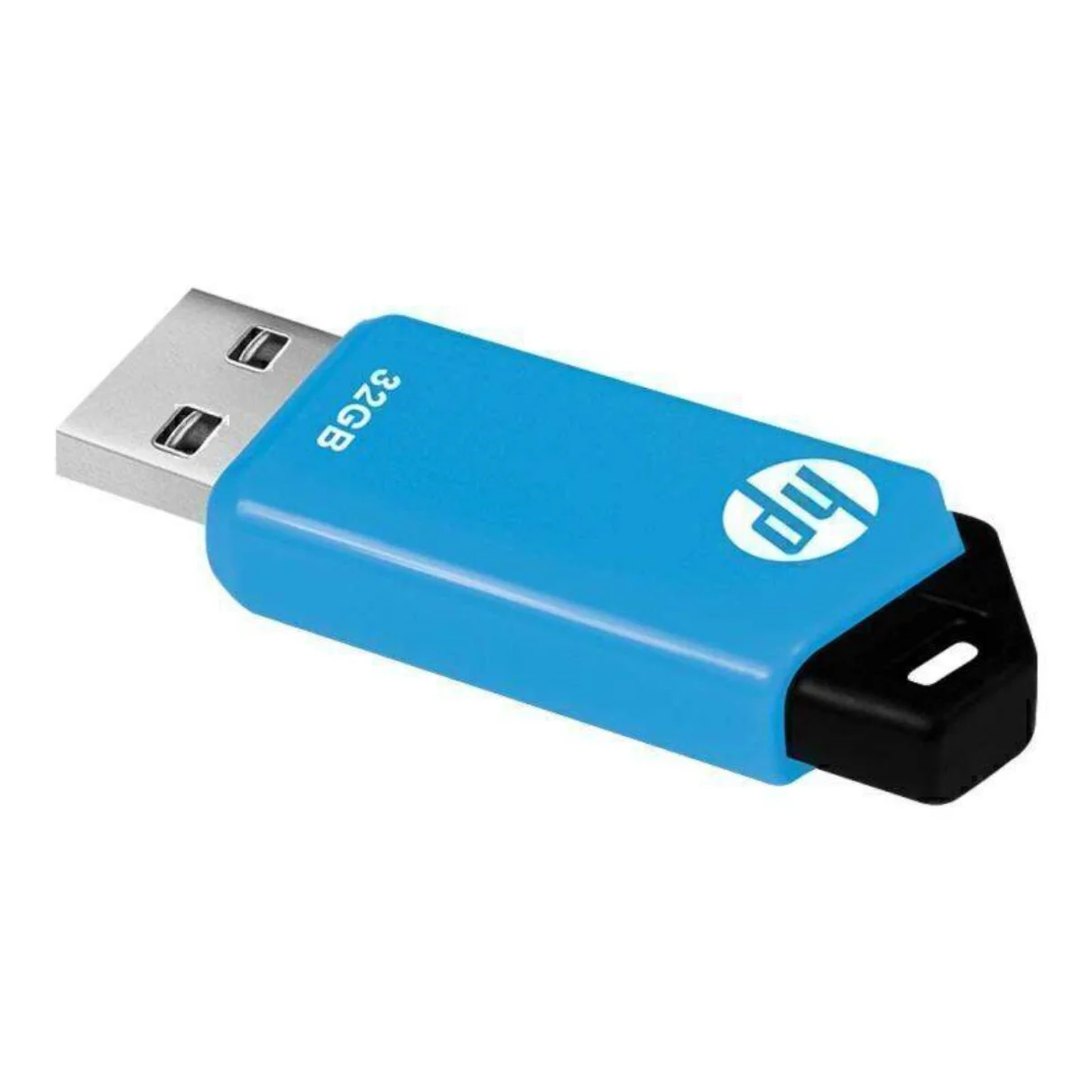 32gb usb drive, hp v150w side view