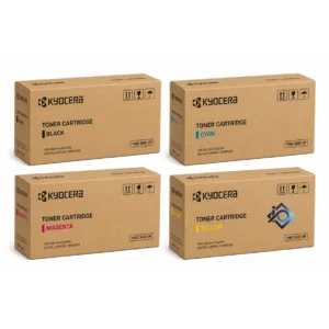 Kyocera TK-5444 Toner Cartridge Bundle Pack Black Cyan Magenta Yellow Genuine for ECOSYS PA2100cx PA2100cwx MA2100cfx MA2100cwfx printers
