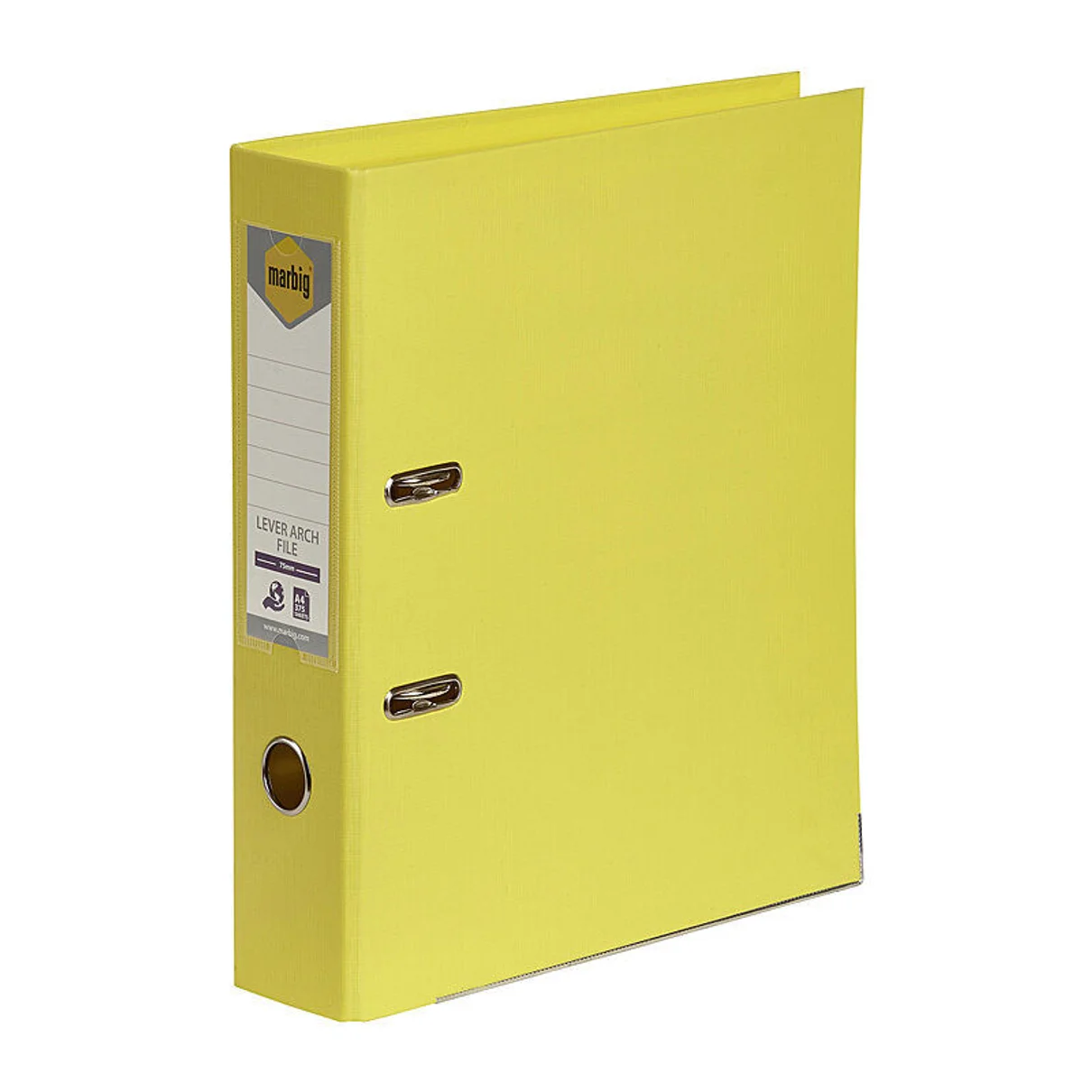 Lever Arch File - Lemon