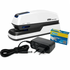 Rapid Optima Grip Electric Stapler with Power Adapter and Staples 2102349