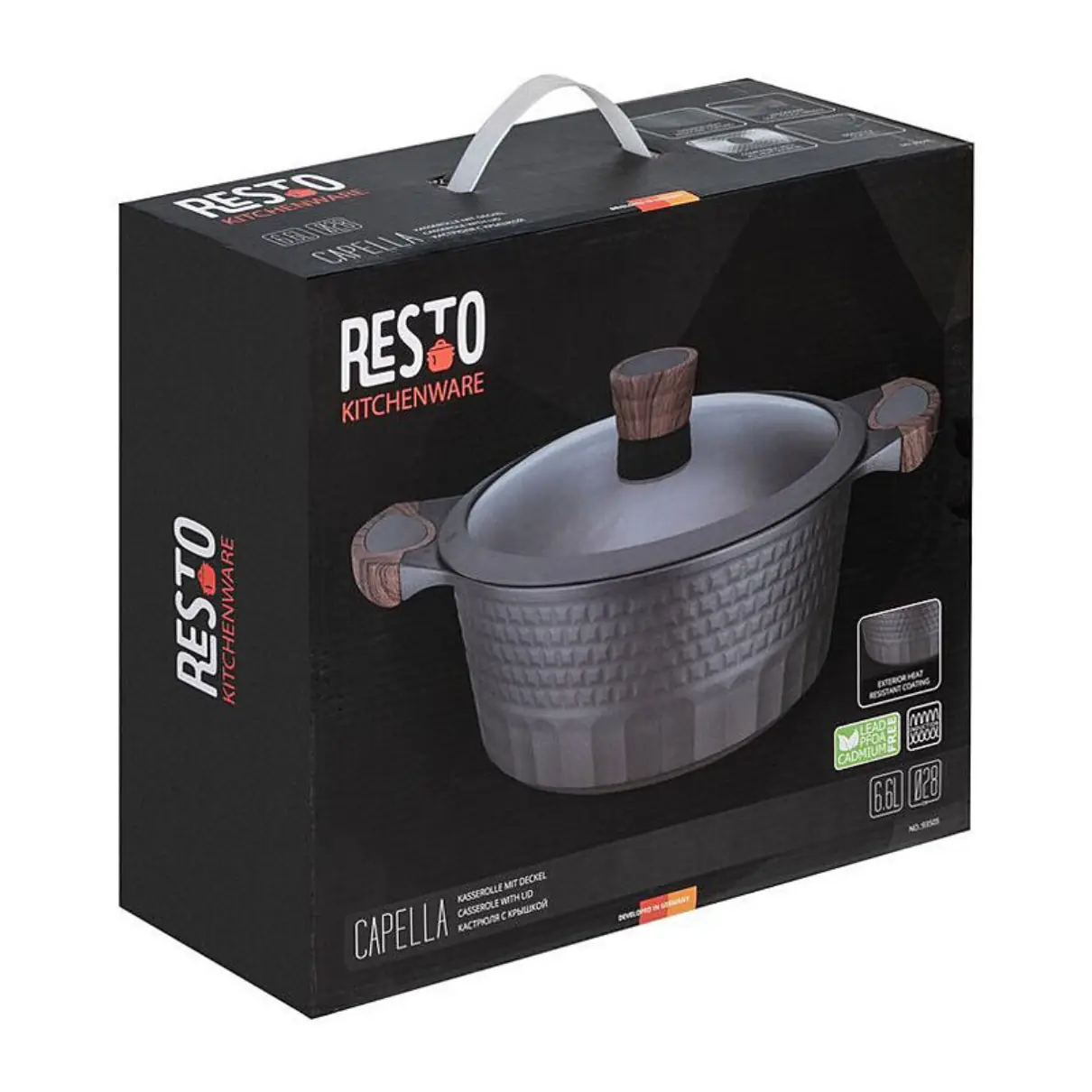 Resto Capella Casserole D28 93505 packaging