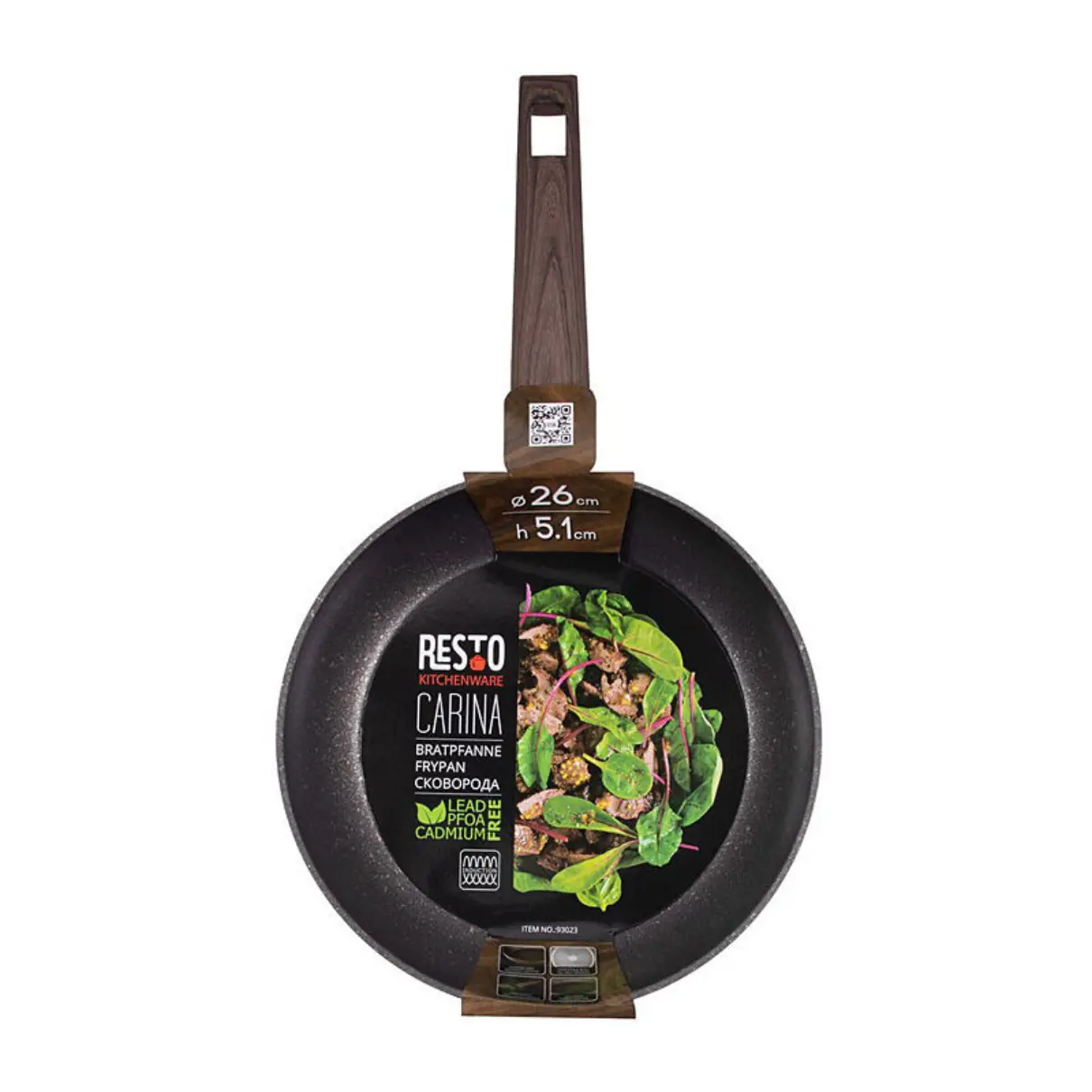 Resto Carina Frypan D26 93023 packaging