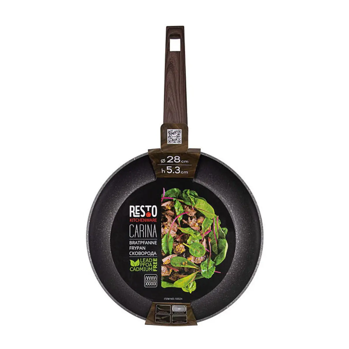 Resto Carina Frypan D28 93024 packaging