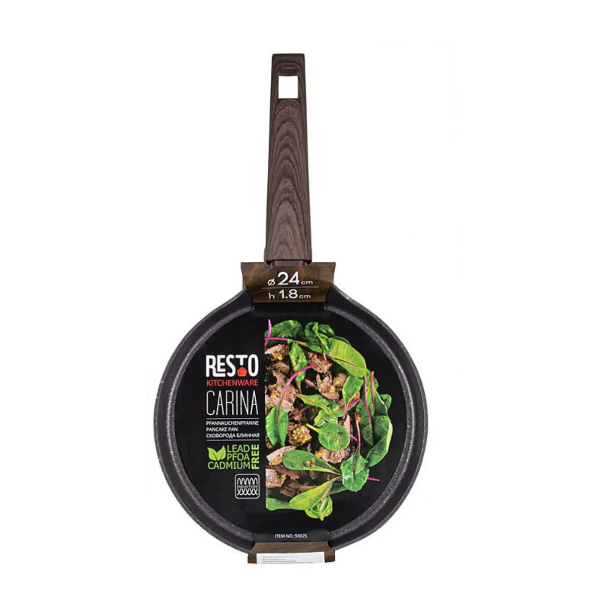 Resto Carina Pancake Pan D24 93025 packaging