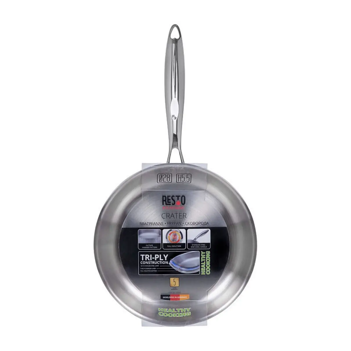 Resto Crater Frypan D28 95003 packaging