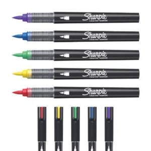 Sharpie creative acrylic brush makers, 5 assorted colours