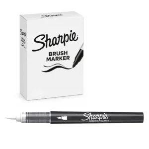 Sharpie creative acrylic brush markers white box 6, 2218111