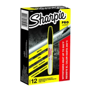 Sharpie industrial fine black markers box 12, 13601A