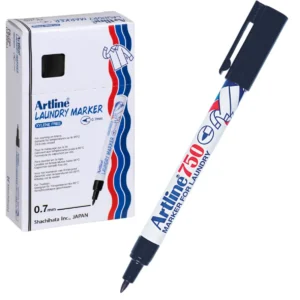 Artline 750 Laundry Marker Black Fabric Marker Box 12