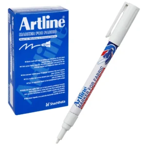 Artline 750 White Fabric Marker for Coloured Fabrics Box 12
