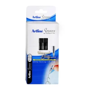 Artline Smoove Ballpoint Pens Medium Black Box 50