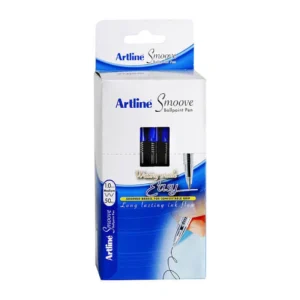 Artline Smoove Ballpoint Pens Medium Blue Box 50