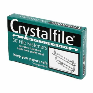 Crystalfile File Fasteners Box 50, Steel