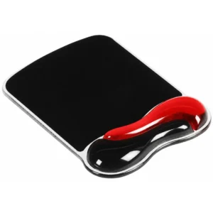 Kensington gel wrist rest mouse pad red and black