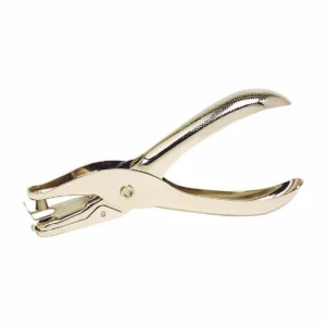 Marbig plier 1 hole punch silver