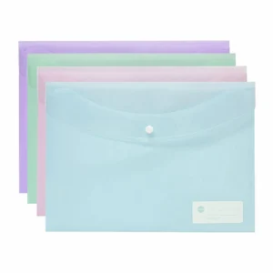 Marbig Doculope Document Wallets A4 Pastels