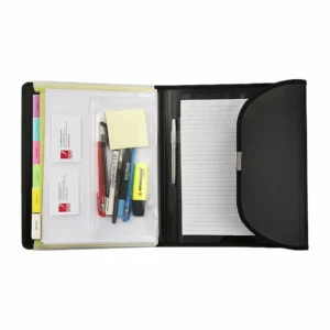 Marbig Professional Compendium 6 Pocket PP Black open