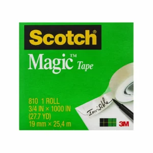 Scotch Magic Tape 810 19mm x 25.4m single boxed